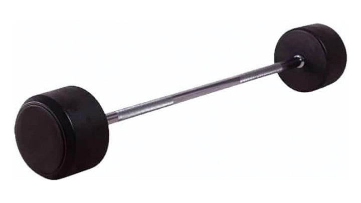 Fixed Straight Barbell Rubber Set