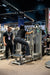 Rear three-quarter view of the Gluteleader Standing Adductor GL-1006 in use